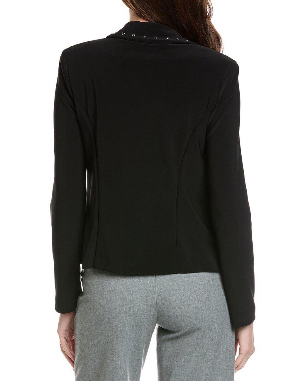 Joseph Ribkoff Black Stud Blazer