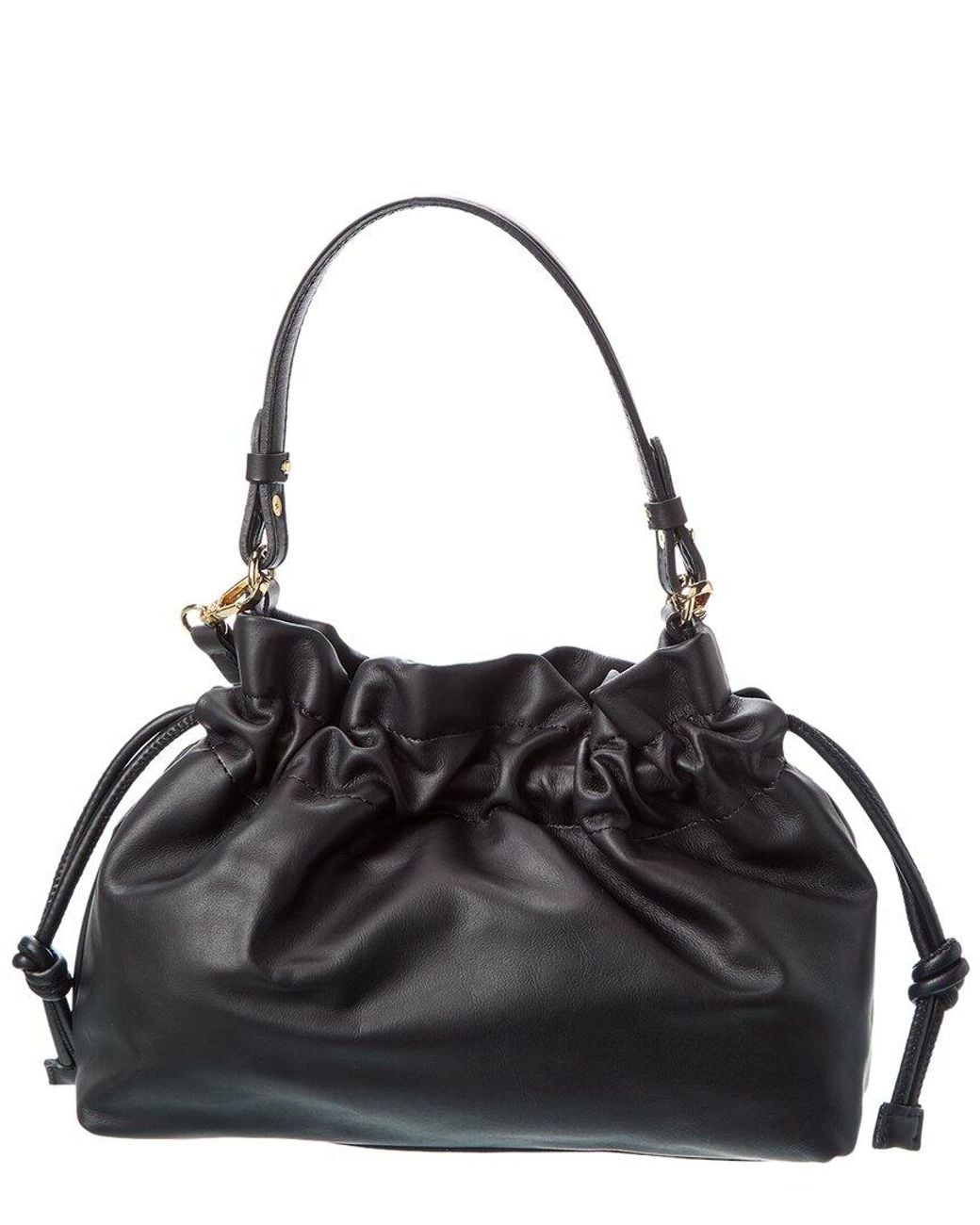 Isabella Rossetti Black Layla Leather Handbag
