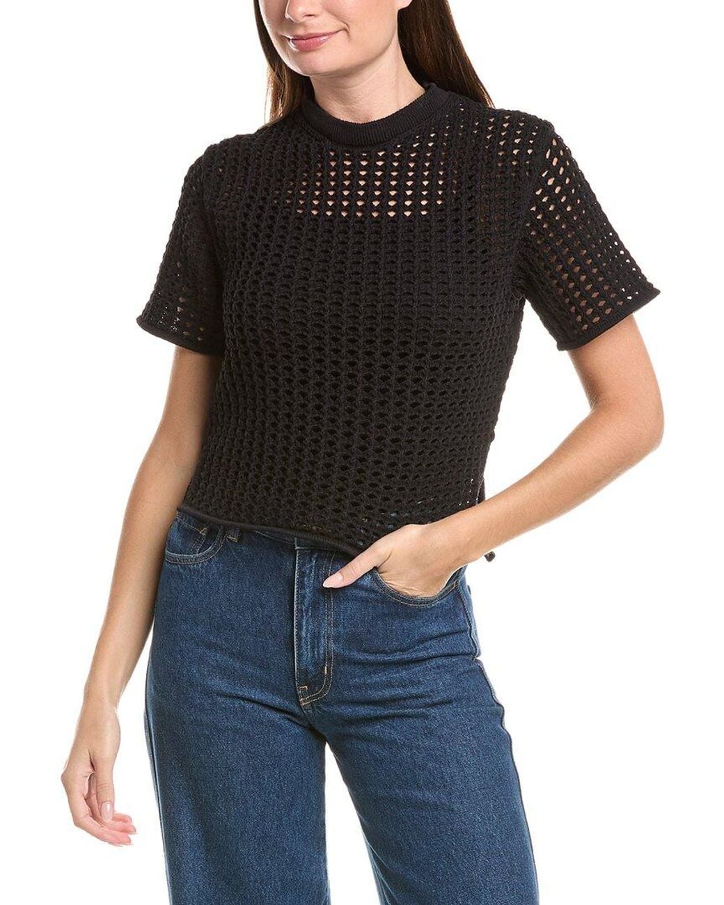 Proenza Schouler Black Kimia Sweater