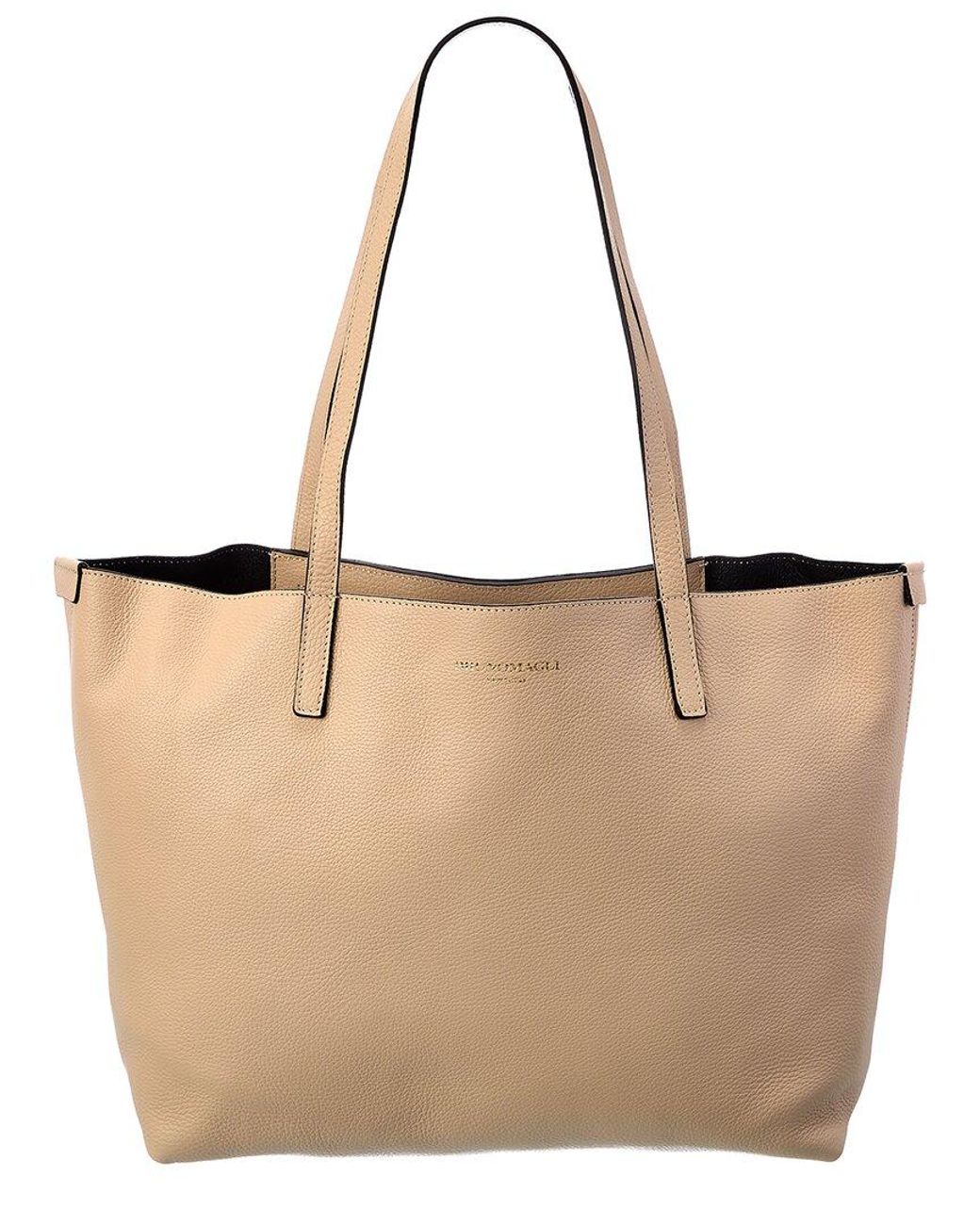 Bruno Magli Everything Leather Tote in Natural Lyst