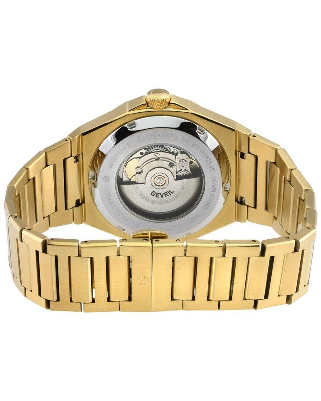 Gevril Metallic High Line Watch for men