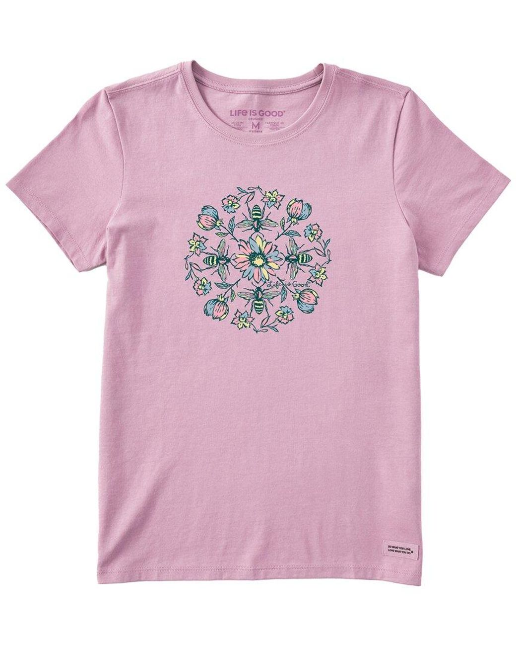 Life Is Good. Pink Crusher-lite T-shirt
