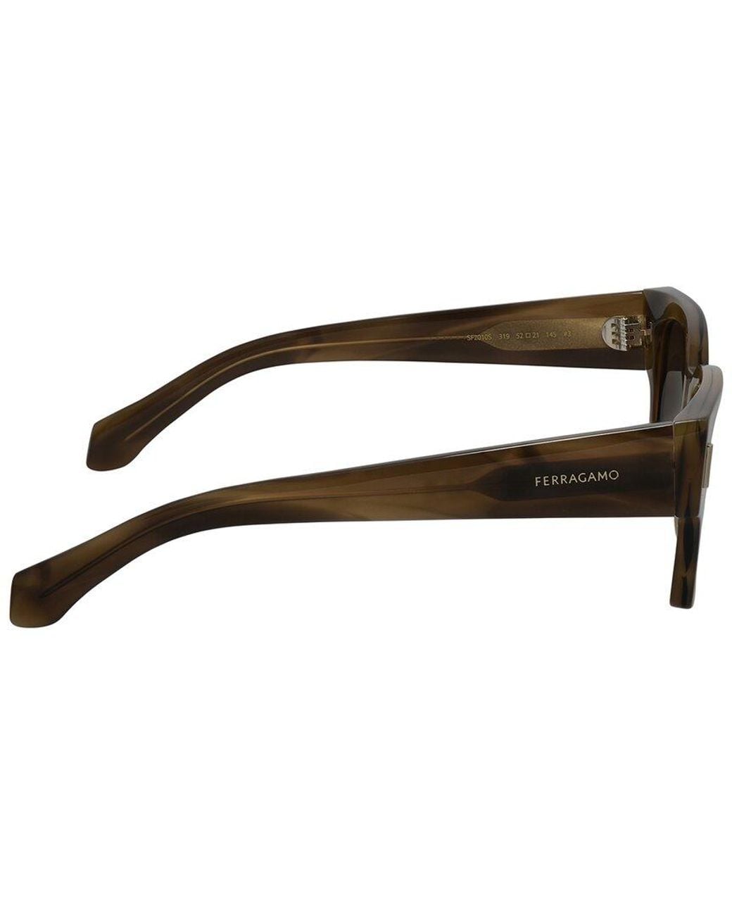 Ferragamo Brown Sf 2010S 52Mm Sunglasses for men