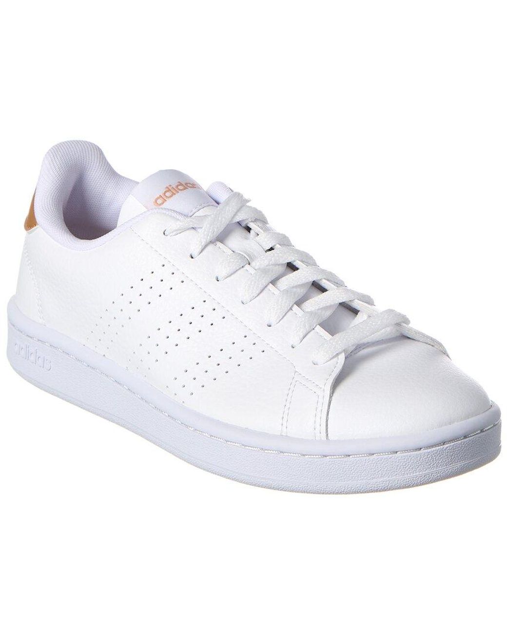 adidas Advantage Leather Sneaker in White | Lyst