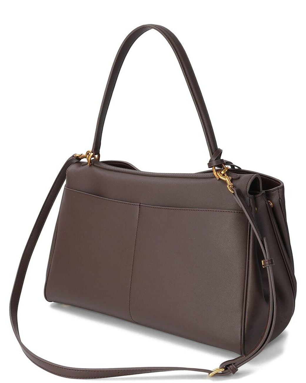 Tiffany & Fred Paris Brown Smooth Leather Tote