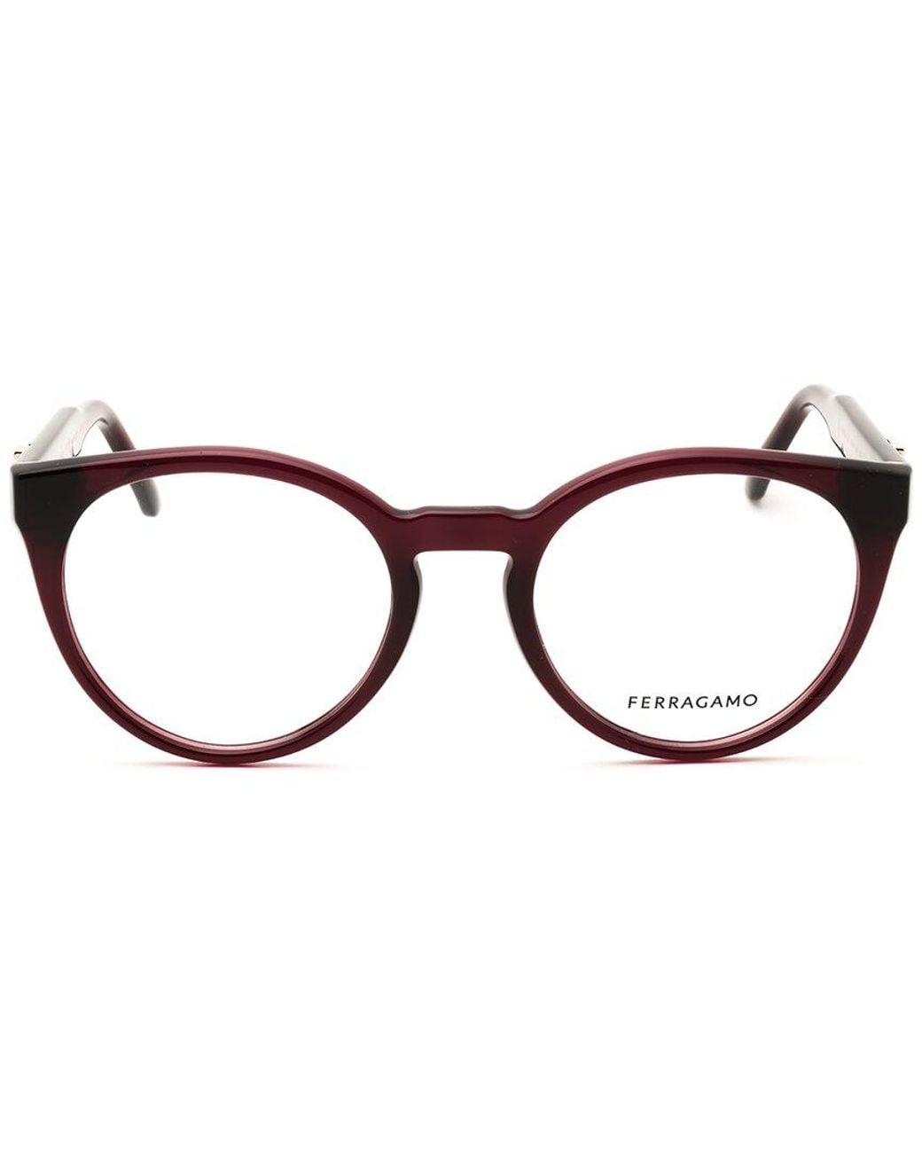 Ferragamo Brown 51Mm Optical Frames for men
