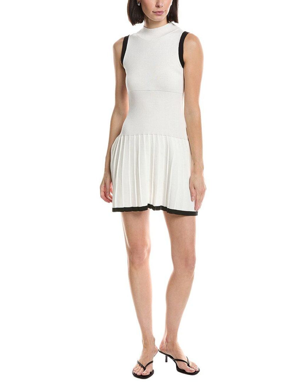 HL Affair White Sleeveless Mini Dress