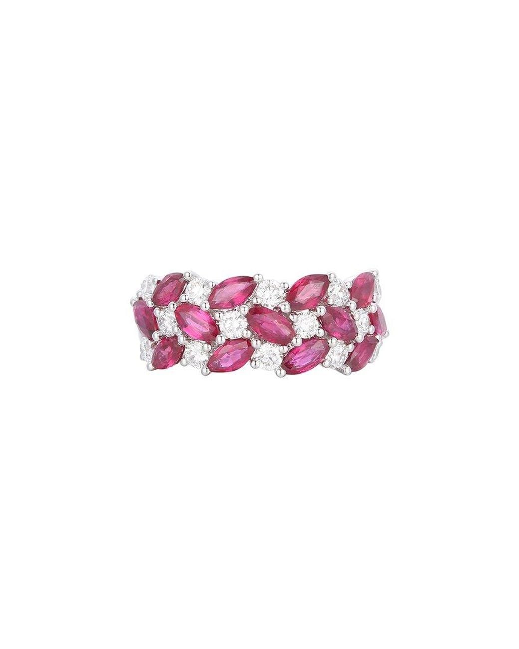 Gregg Ruth Pink 14K 2.96 Ct. Tw. Diamond & Ruby Ring