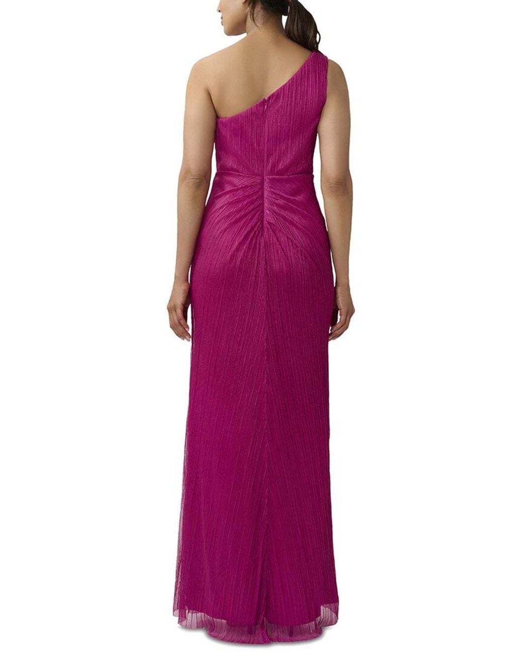 Adrianna Papell Purple Soft Skirt Maxi Dress