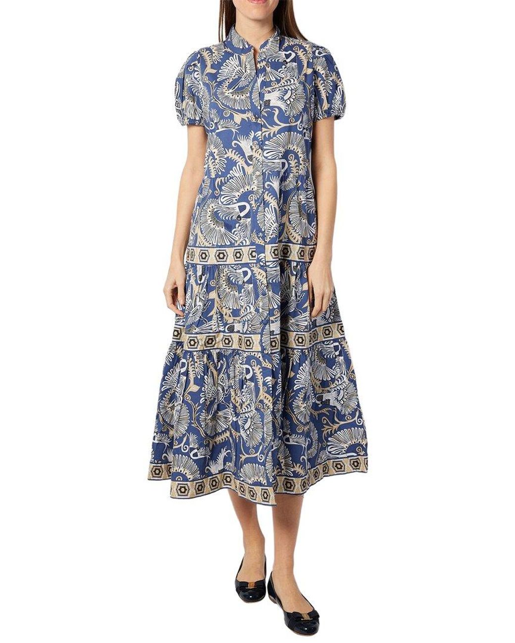 Sail To Sable Blue Midi Dress