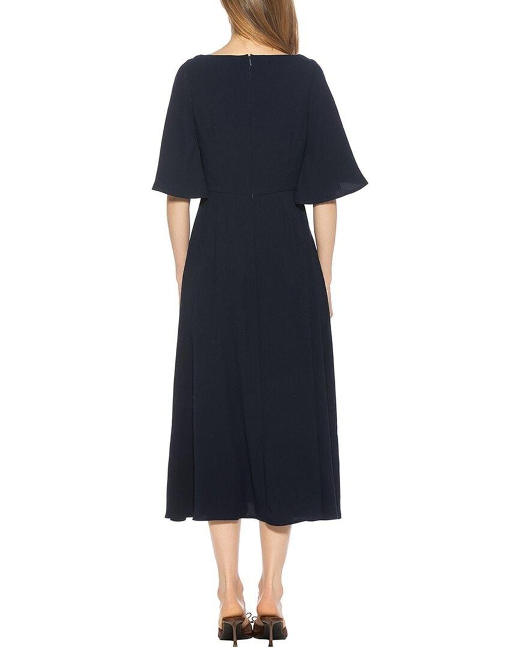 Alexia Admor Blue Milos A-Line Dress