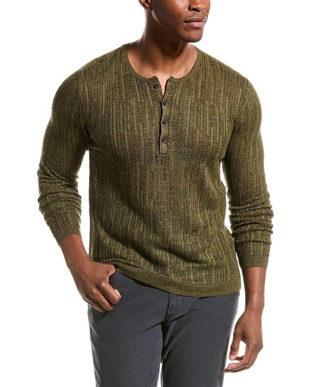 John varvatos long sleeve henley deals