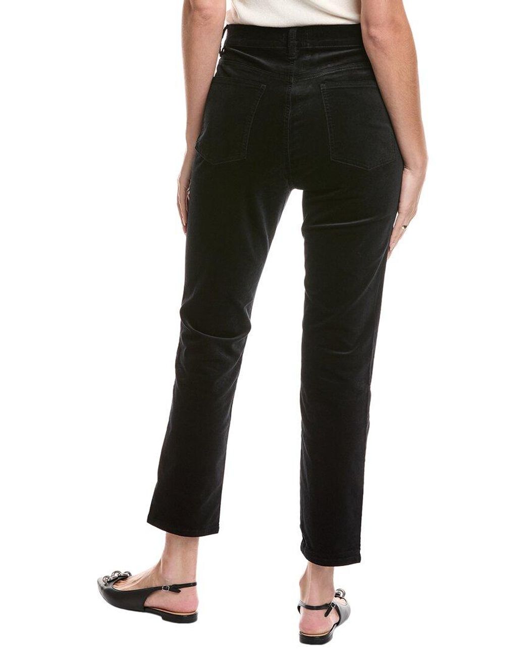 Eileen Fisher Black Petite Velveteen Pant