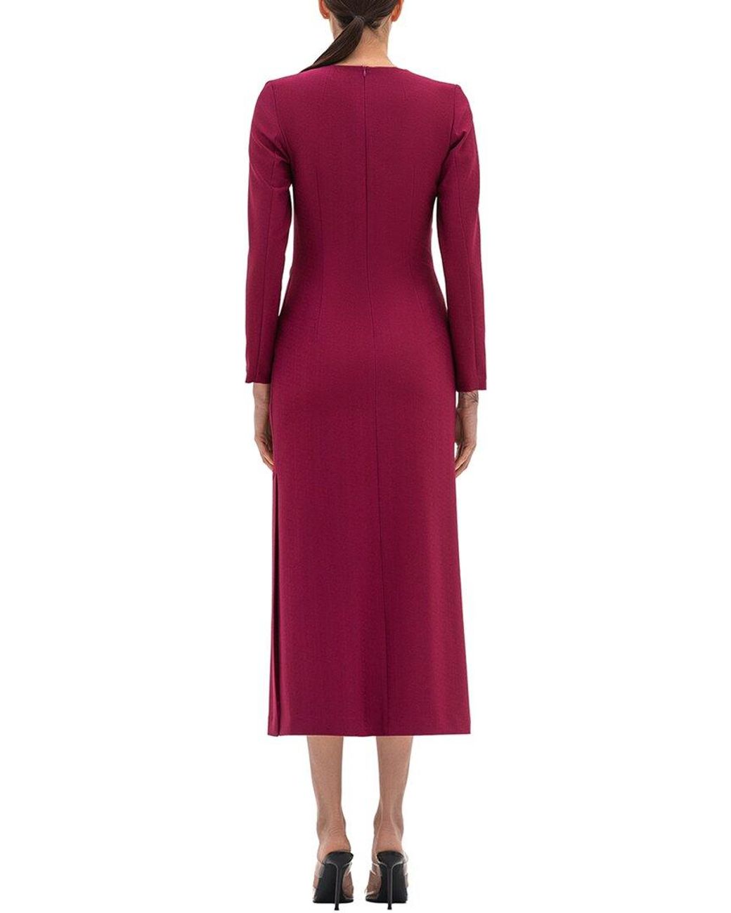 BGL Red Midi Dress