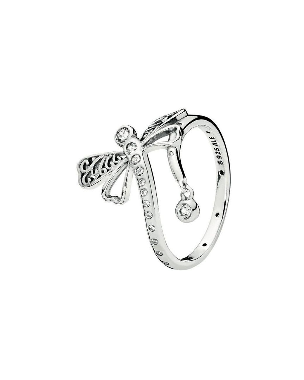 Sterling silver women ring solid 925 Dragonfly R000363 Empress