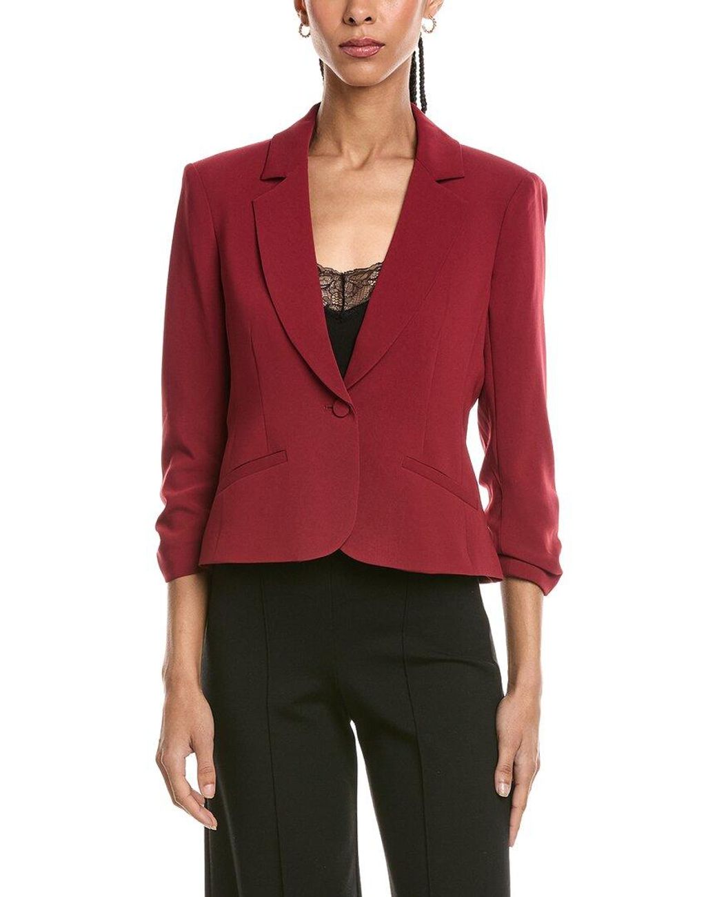 Cinq À Sept Red Cinq A Sept Le Petit Khloe Blazer