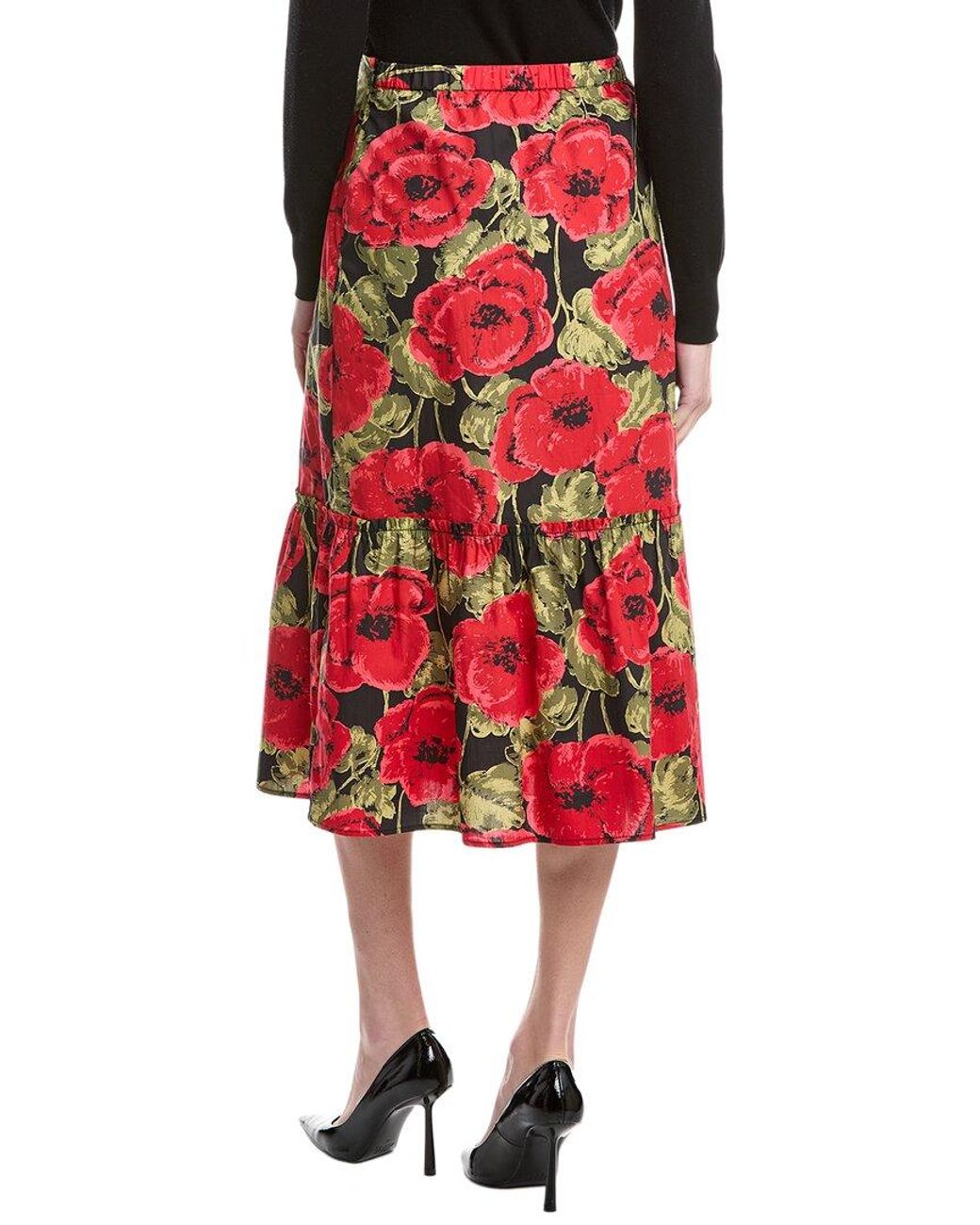 FLORA BEA NYC Red Galilea Skirt