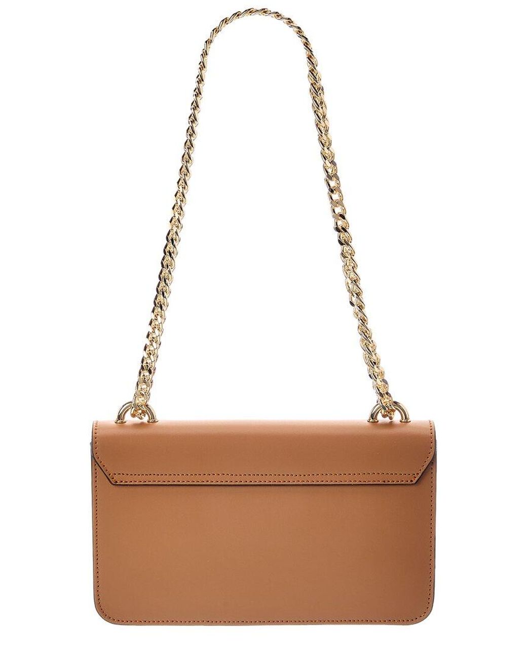 Italian Leather Brown Tess Leather Crossbody Bag