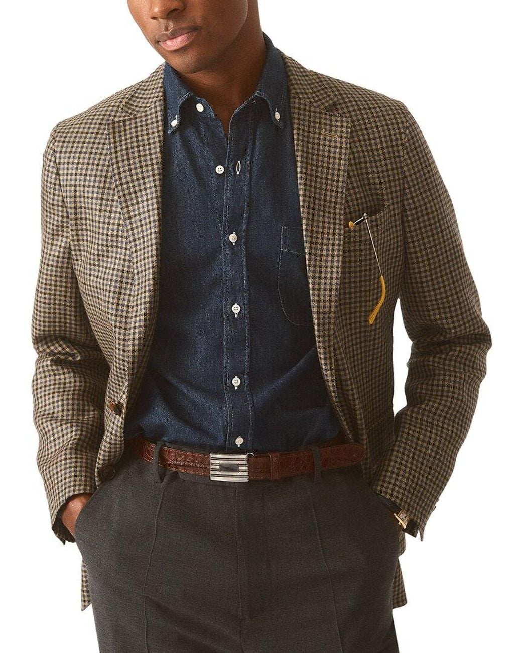 J.McLaughlin Gray Mccown Jacket for men