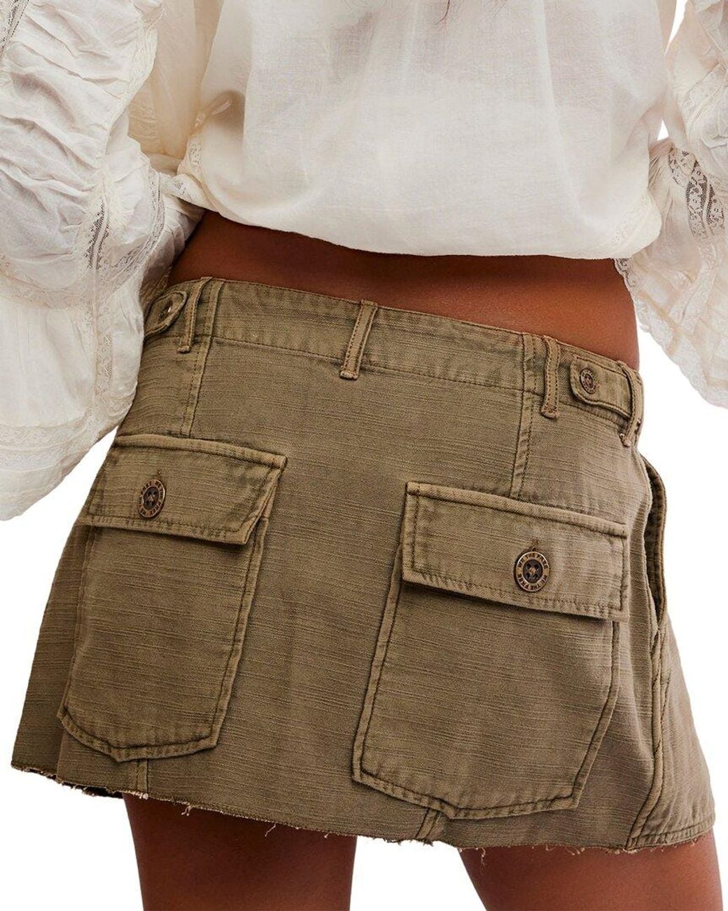 Free People Brown Riverfront Surplus Mini