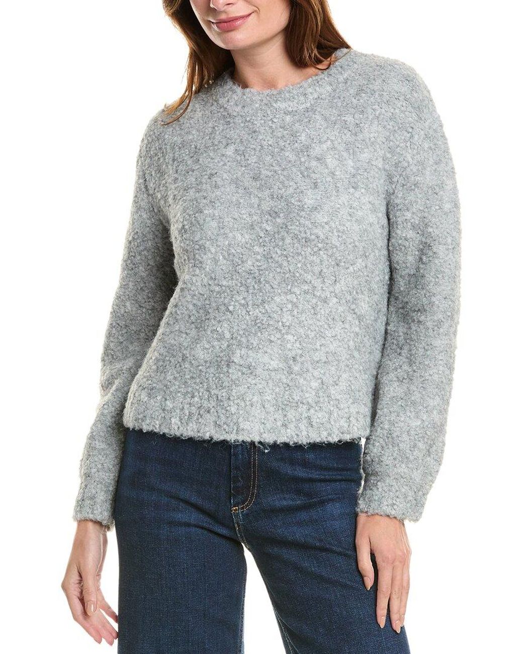 Bella Dahl Crewneck Wool Blend Sweater in Grey Lyst UK