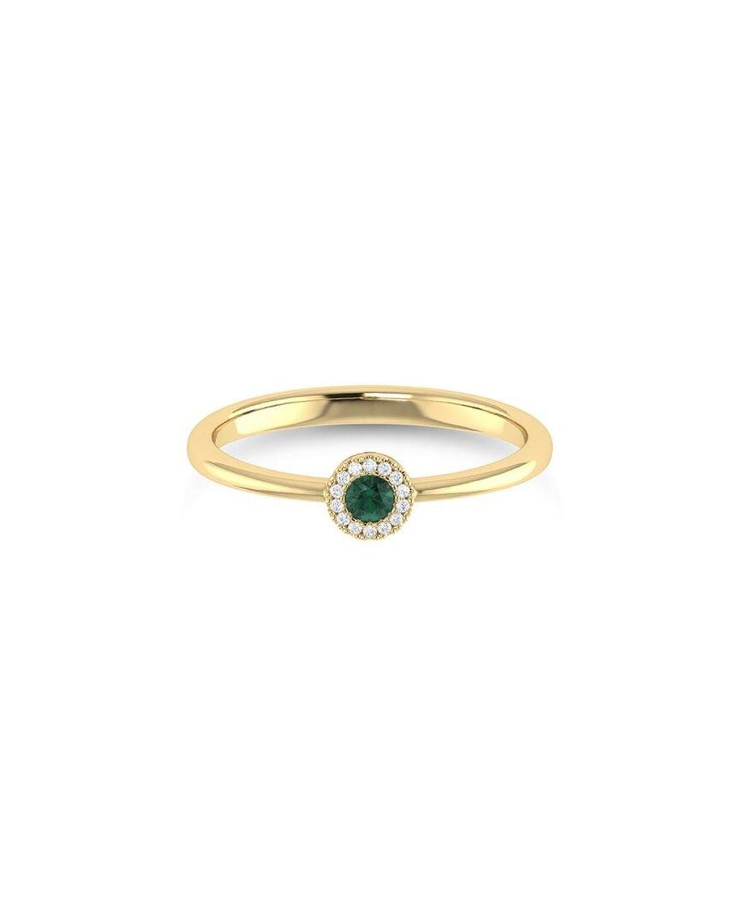 Sabrina Designs White 14K 0.10 Ct. Tw. Diamond & Sapphire Ring