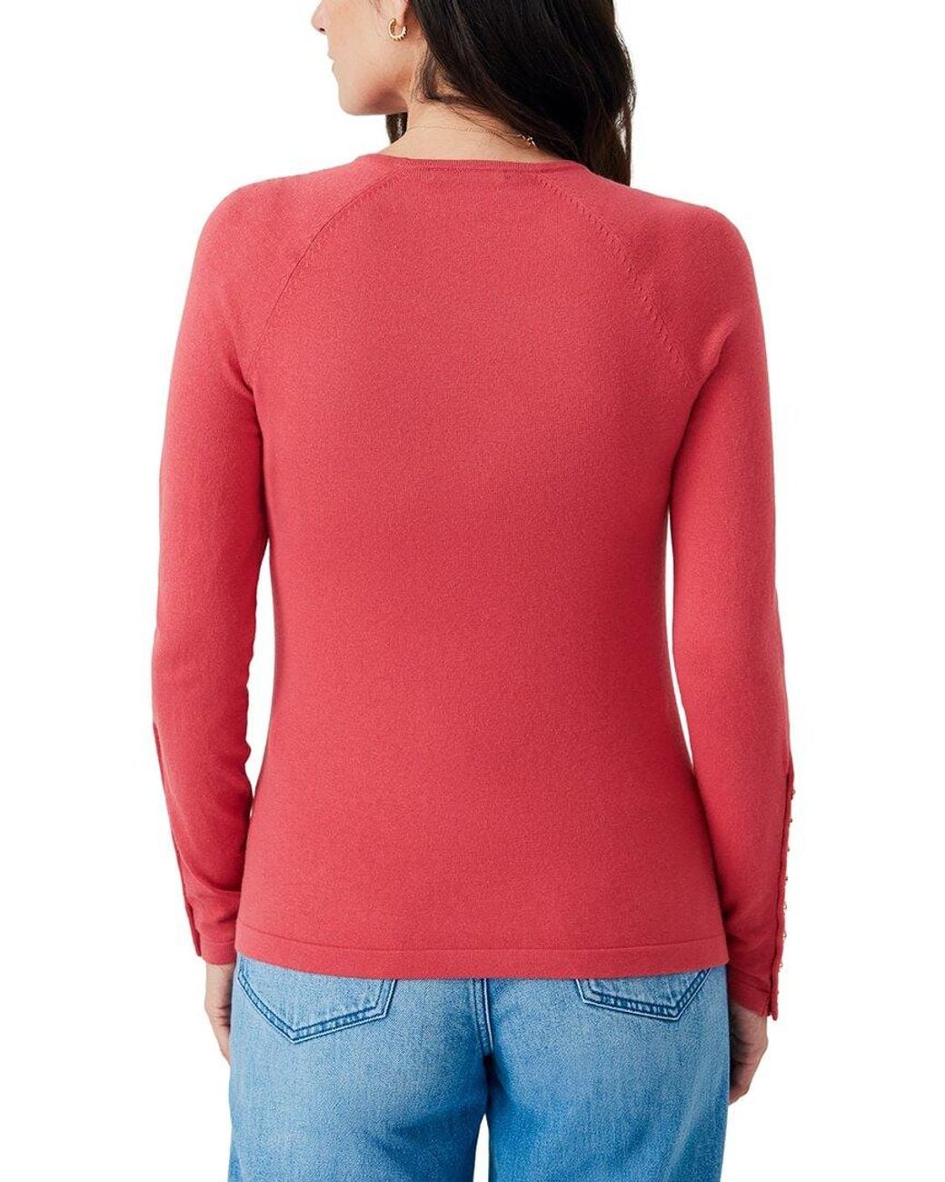 J.McLaughlin Red Jamey Sweater