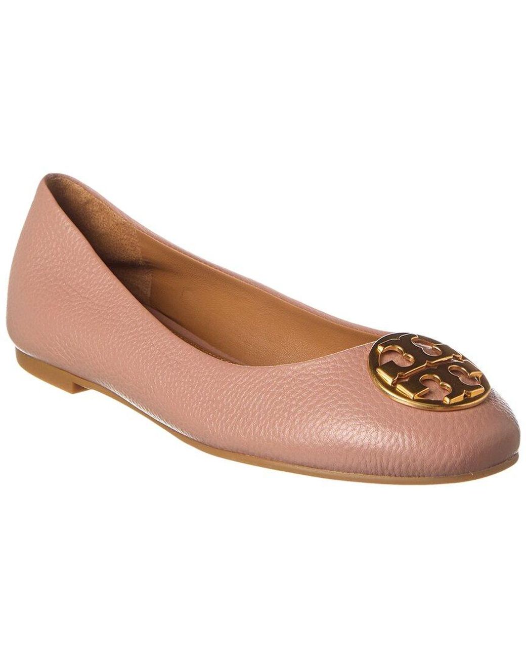 Tory Burch Chelsea Leather Ballet Flat in Brown Lyst UK