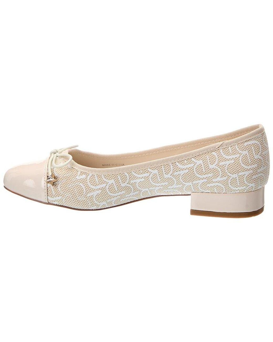 Byblos White Ballet Flat