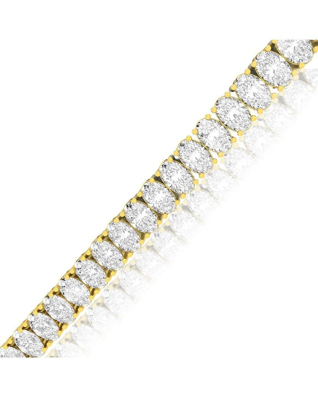 Amairah Metallic Over 15.00 Ct. Tw. Lab-Grown Diamond Tennis Bracelet