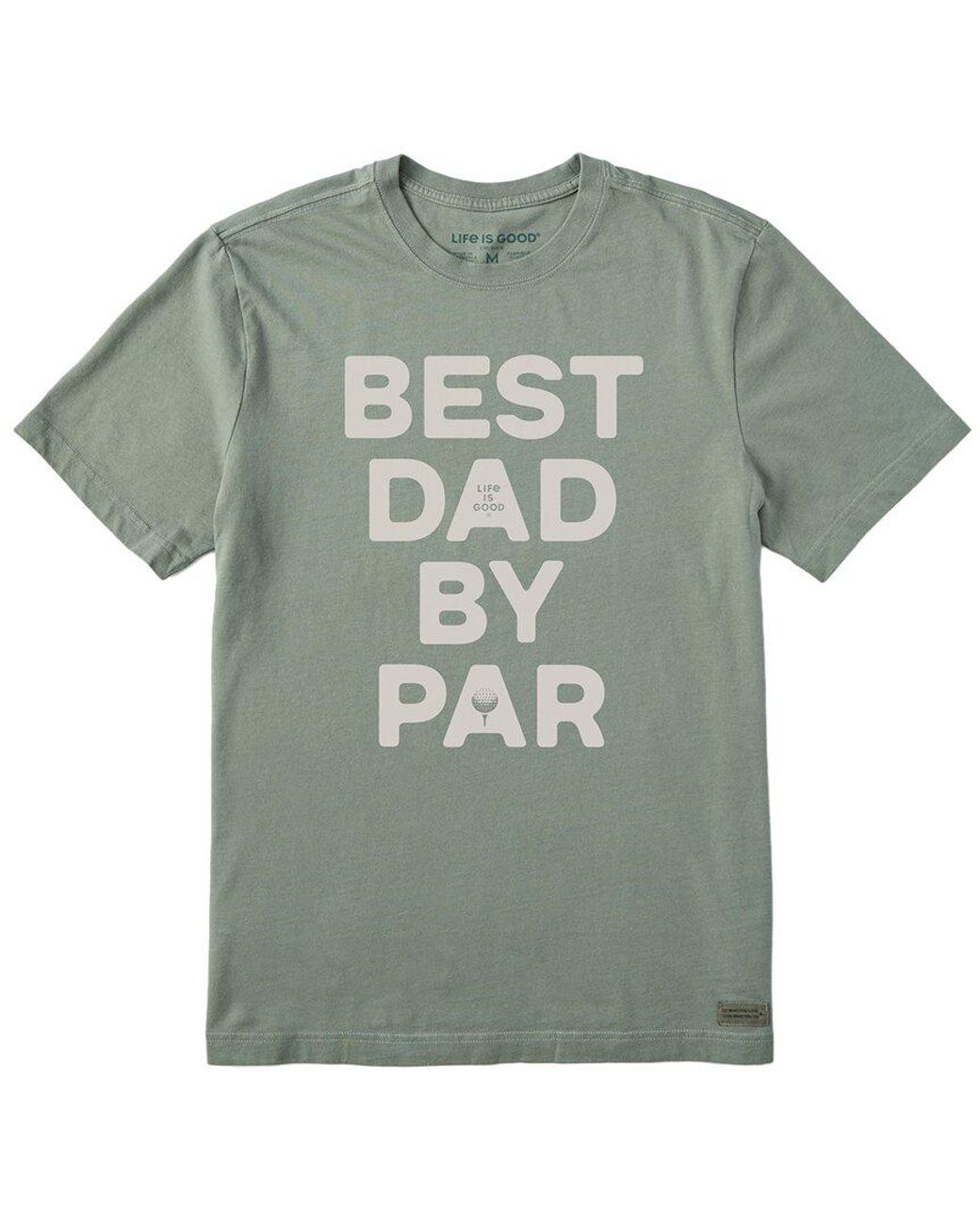 Life Is Good. Green Crusher T-Shirt for men