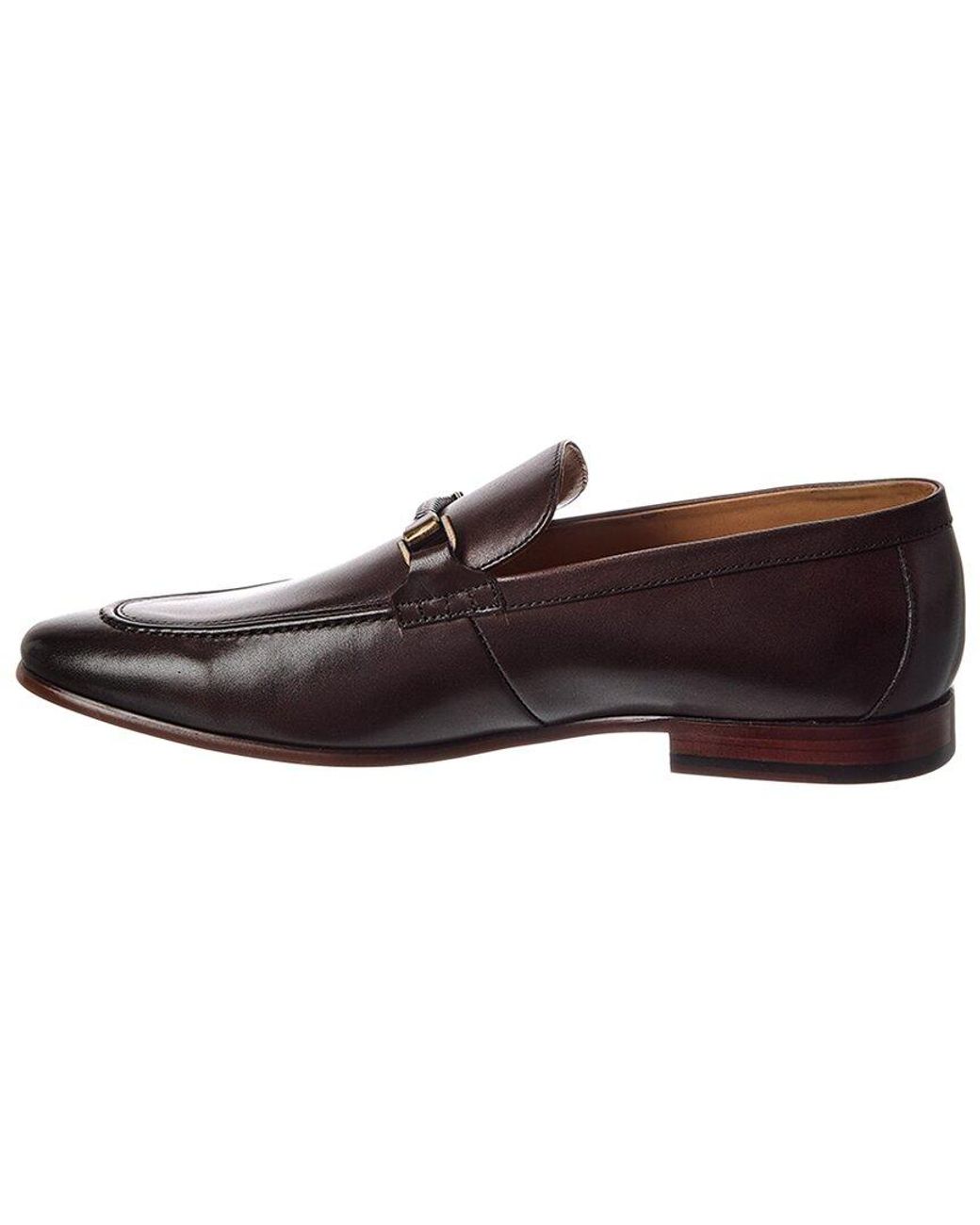 Dune Brown Scilly Leather Loafer for men