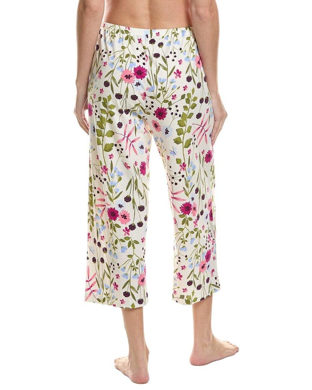 Hue Natural Wild Grove Pajama Capri Pant