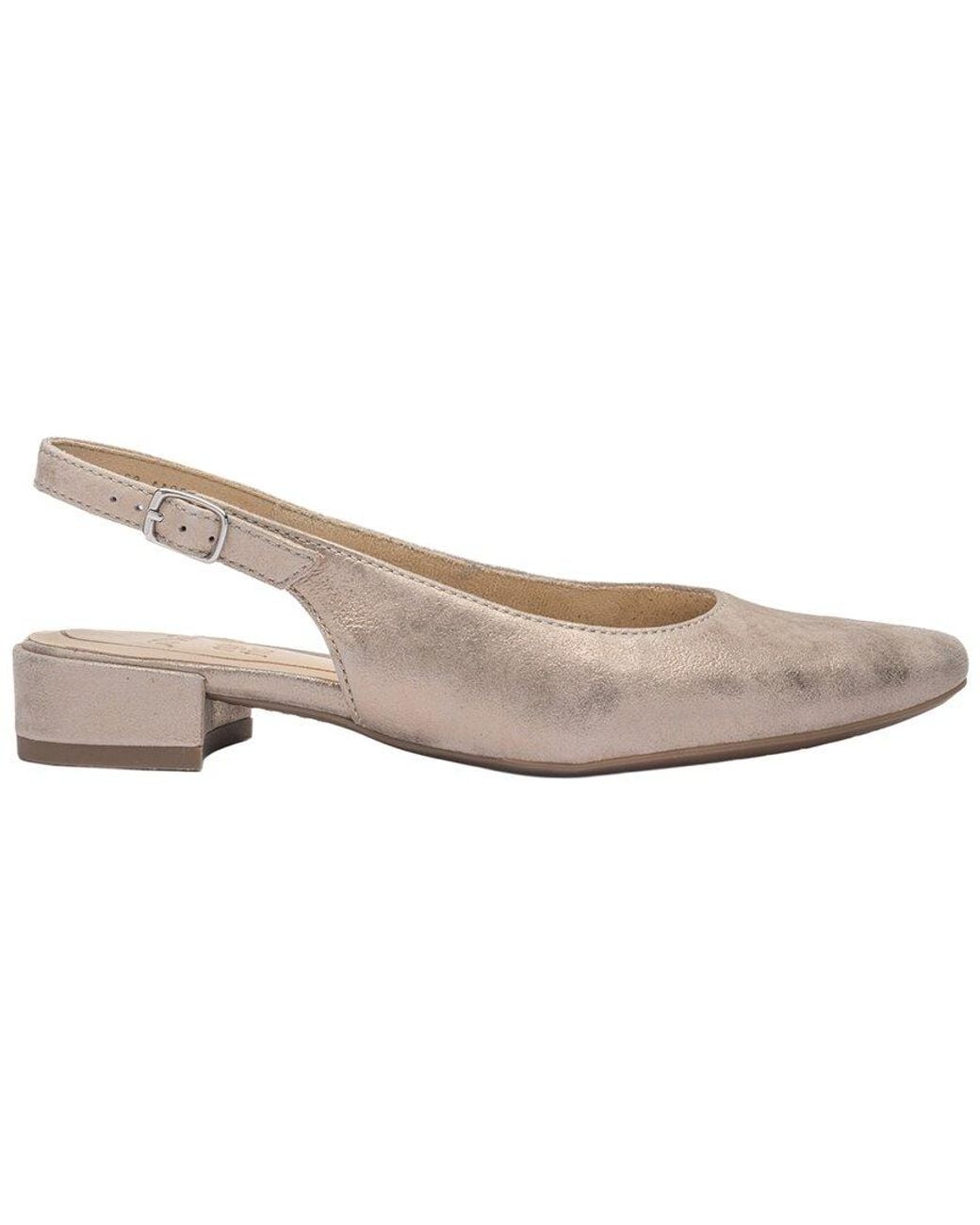 Ara Natural Pixie Leather Pump