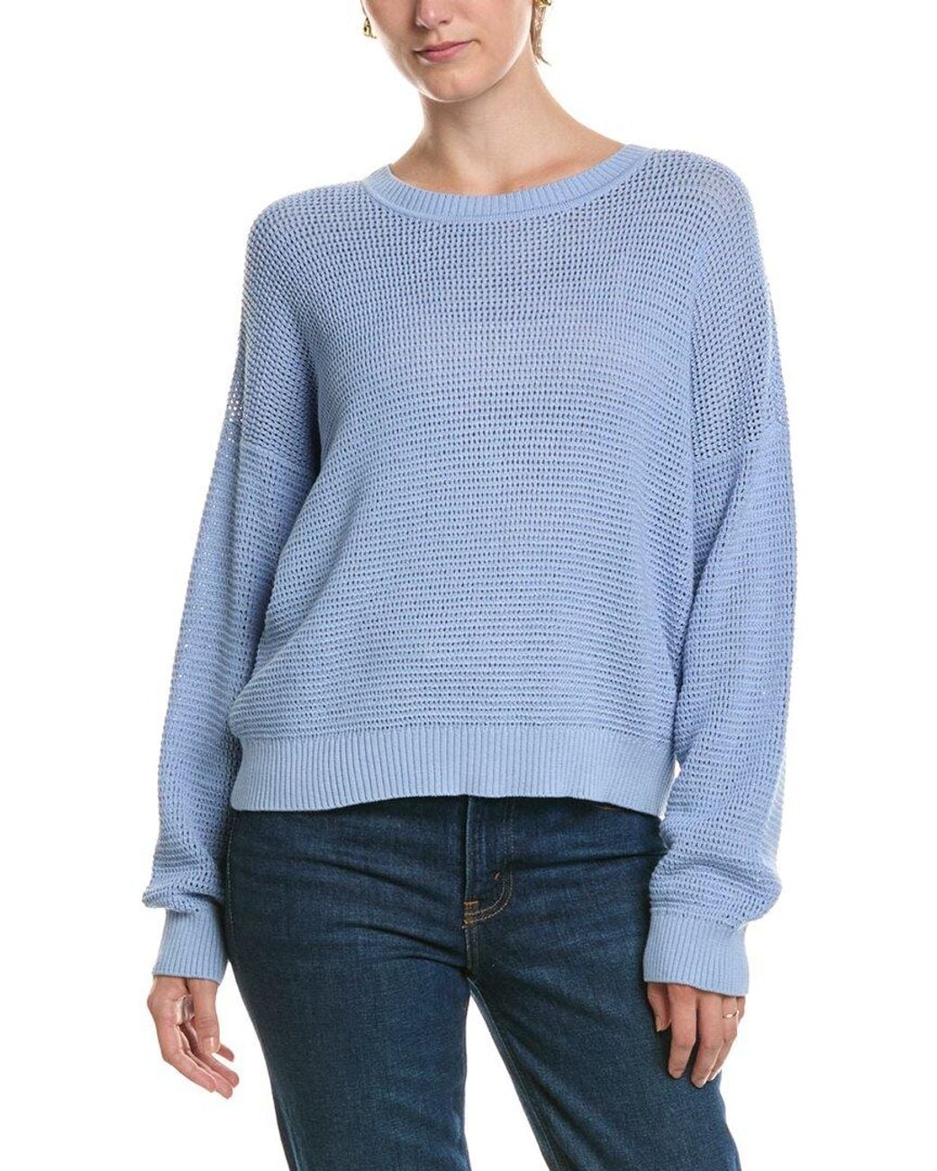 Eileen Fisher Blue Crewneck Sweater