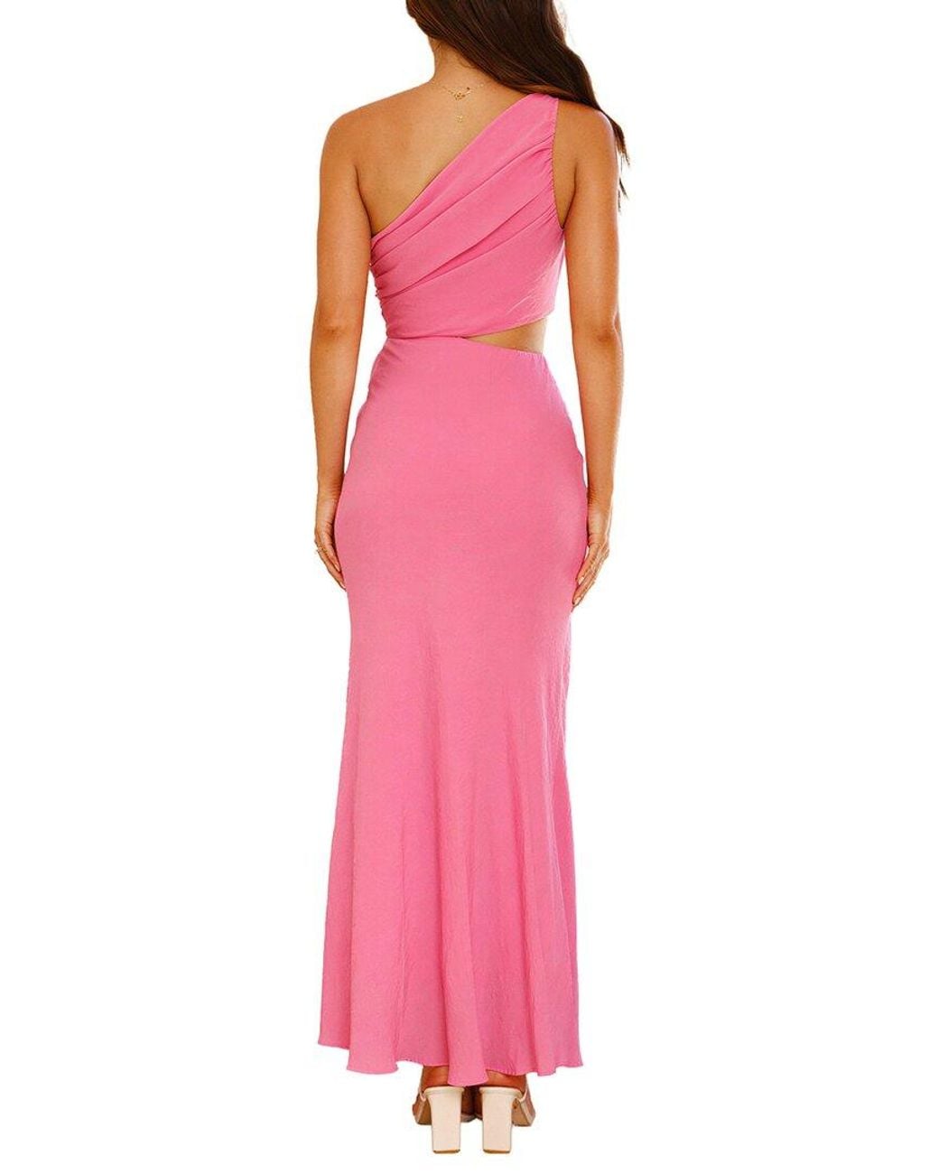 LEON GORI Pink Midi Dress