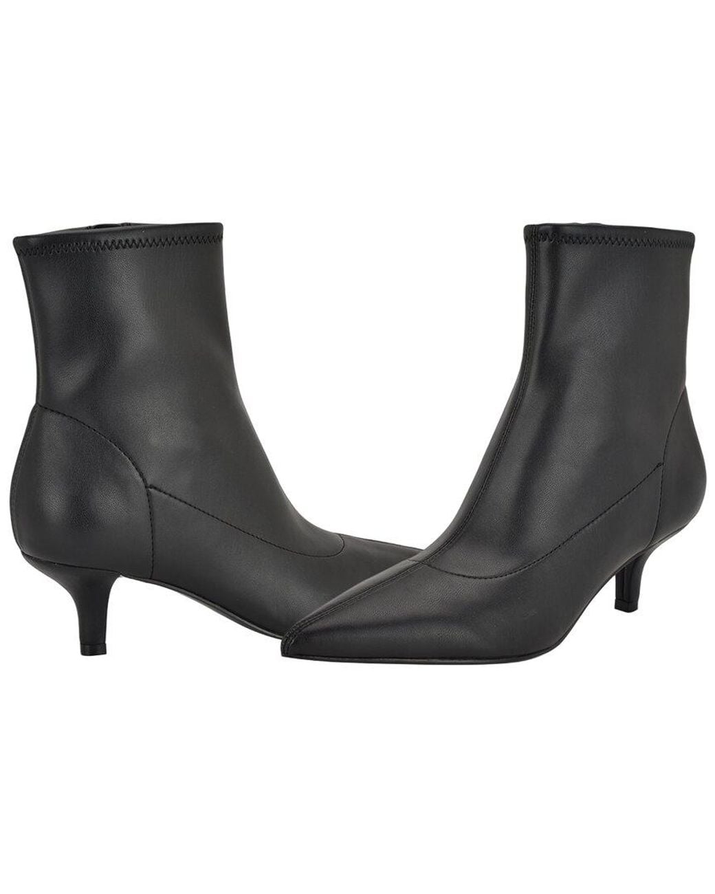 Nine West Black Tabbie3 Leather Bootie