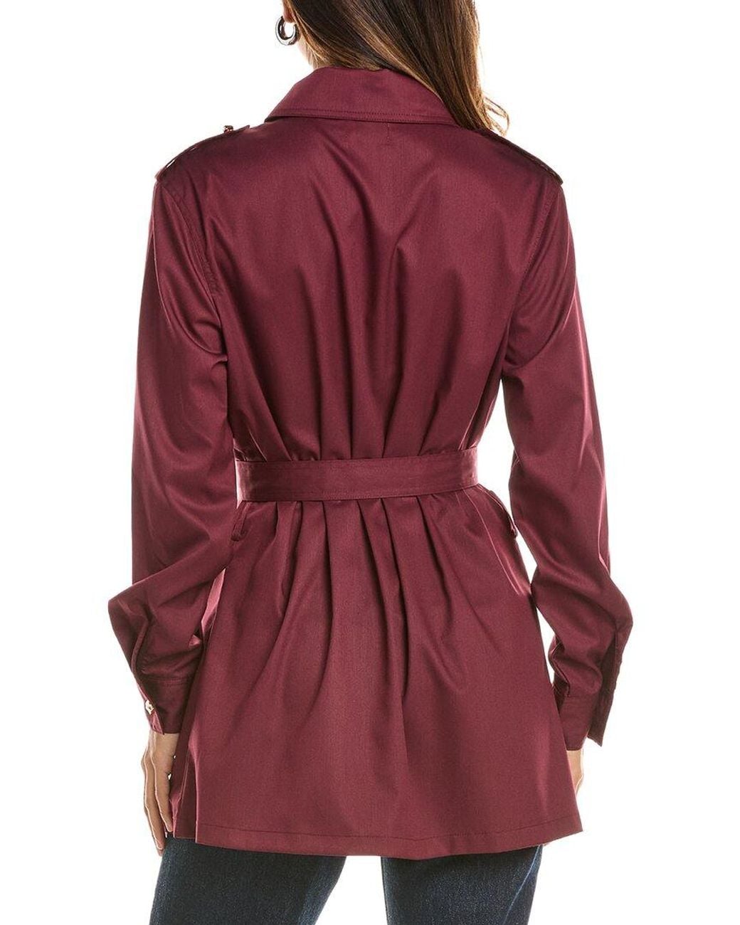 Pascale La Mode Red Belted Jacket