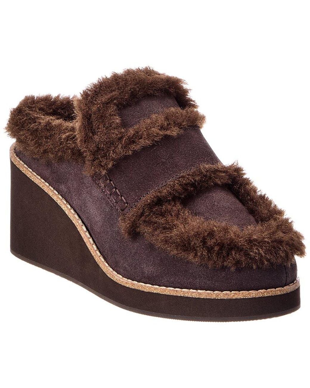 Donald J Pliner Brown Jackpot Suede Wedge