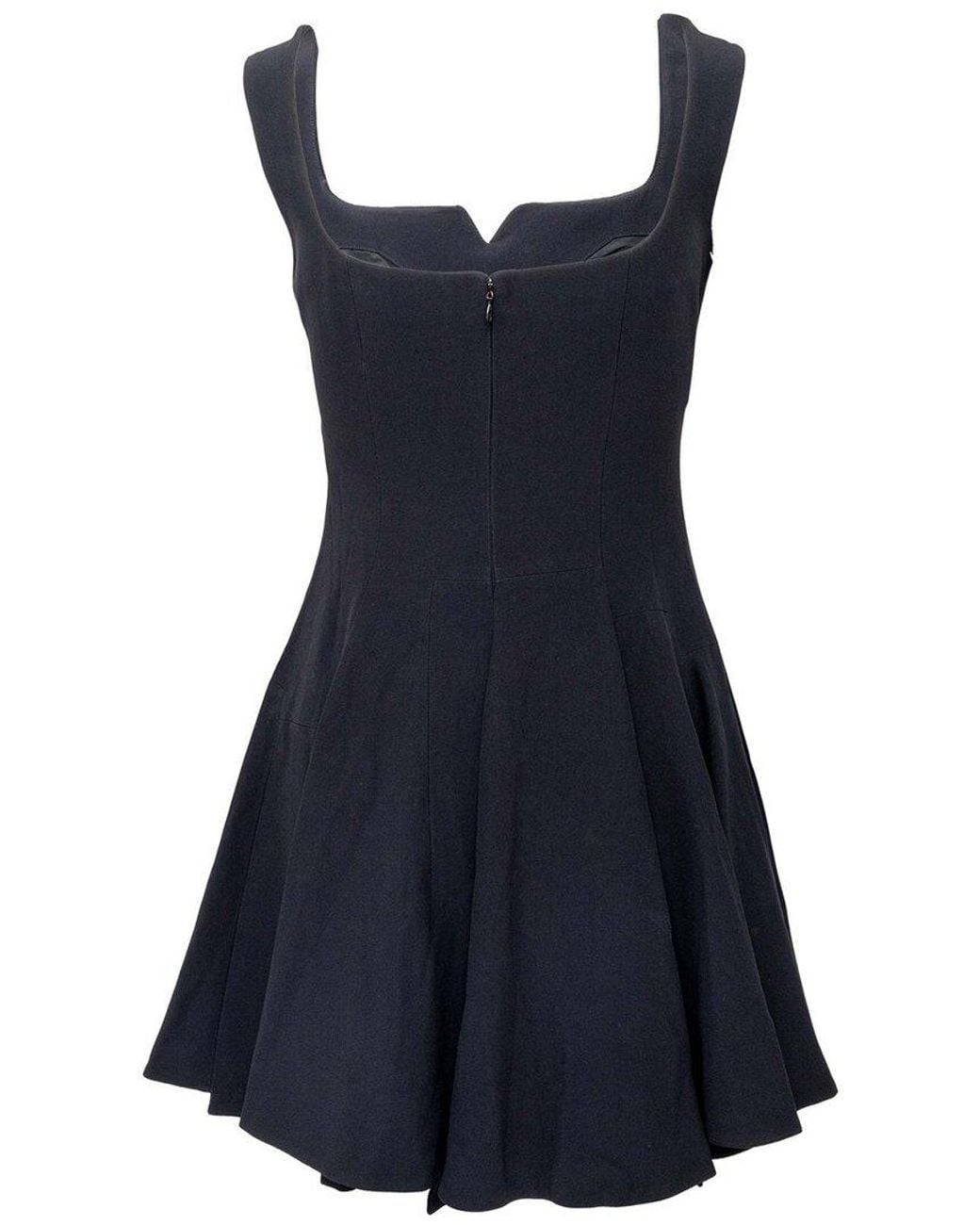 McQueen Blue A-line Mini Dress, Size It; 40 (authentic Pre-loved)