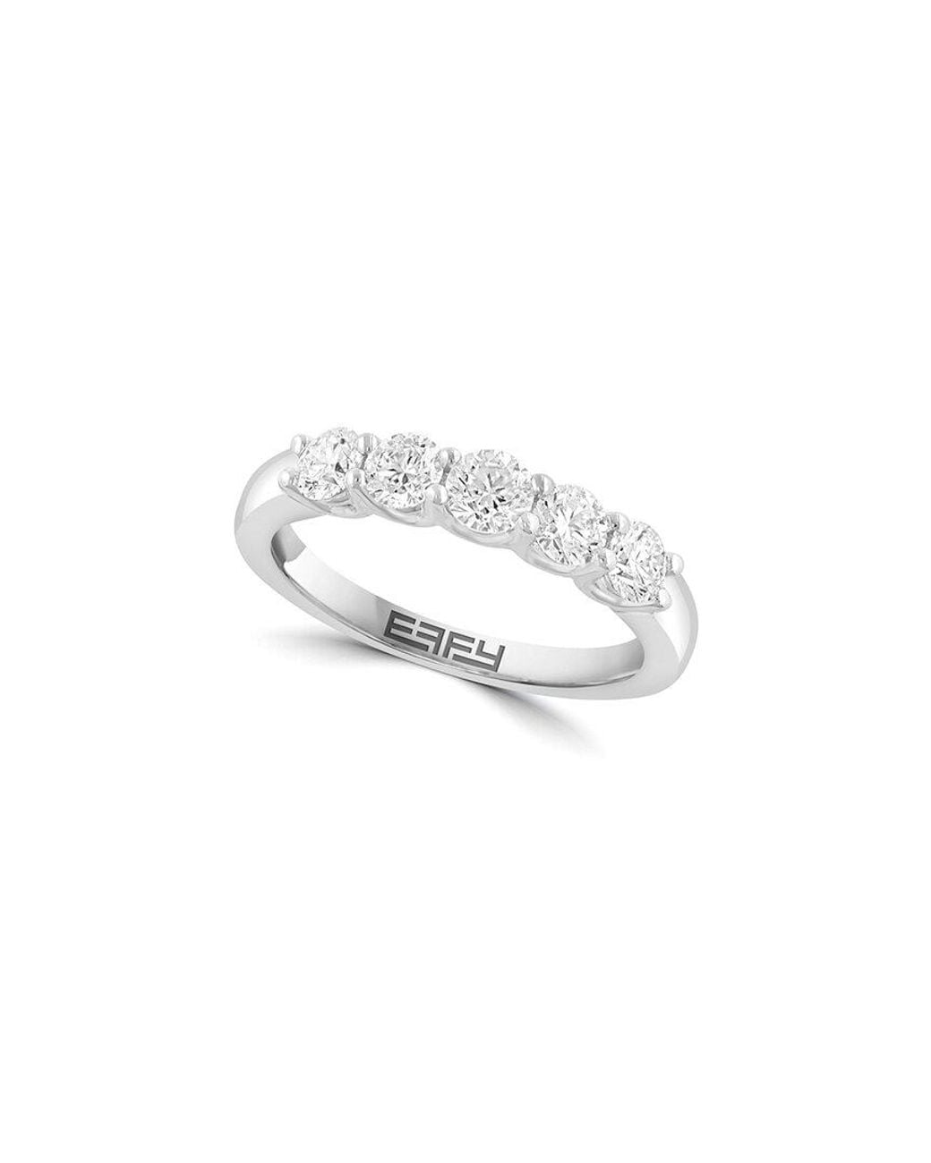 Effy Fine Jewelry White 14K 0.95 Ct. Tw. Lab-Grown Diamond Ring