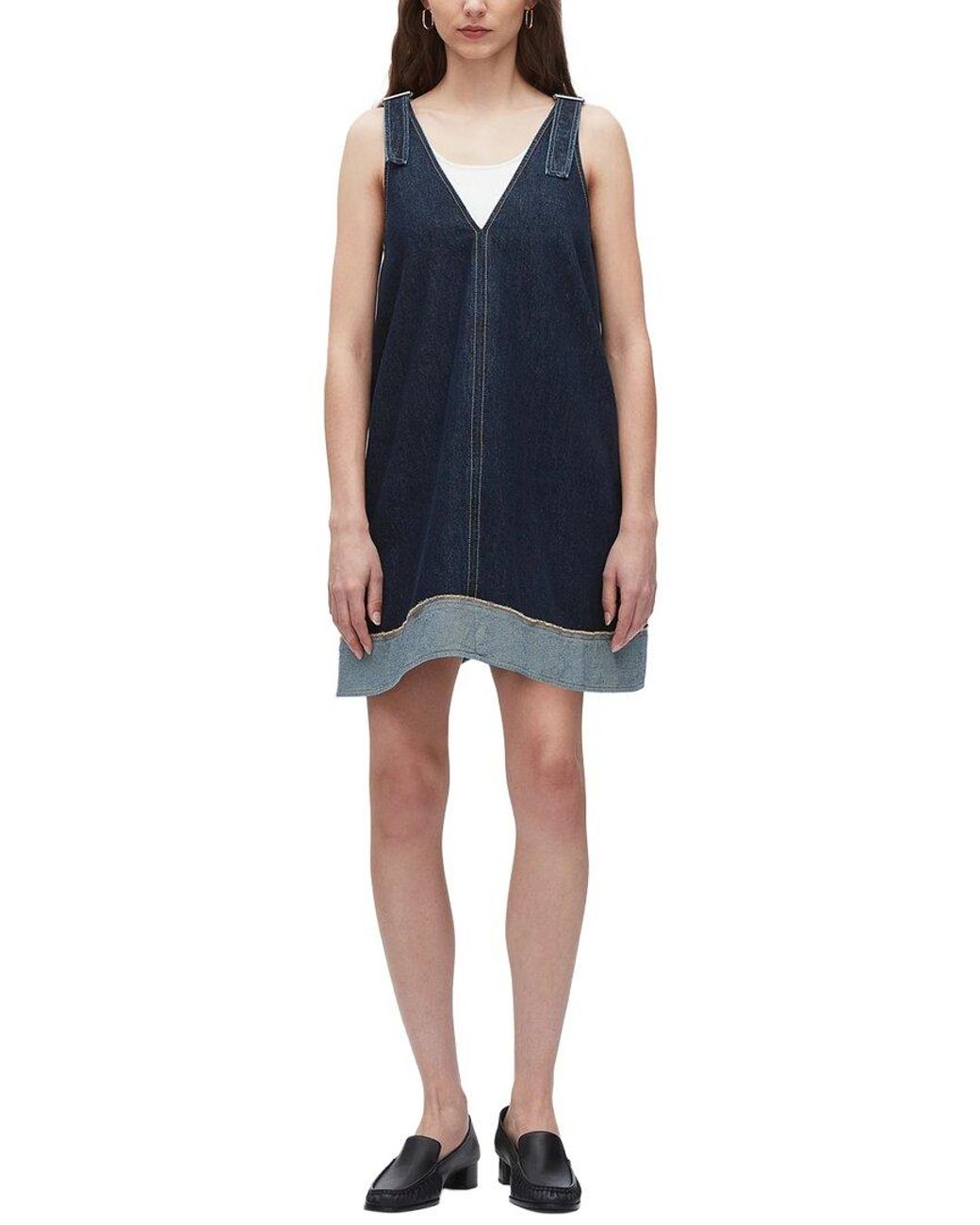 3.1 Phillip Lim Blue Trapeze Mini Dress