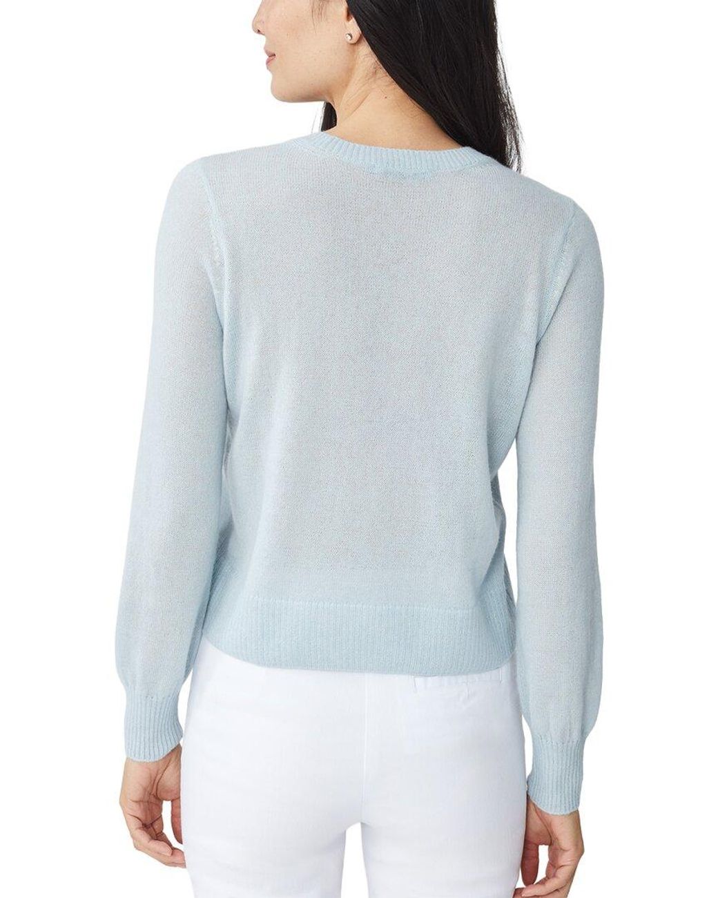 J.McLaughlin Blue Meryl Alpaca & Wool-Blend Sweater