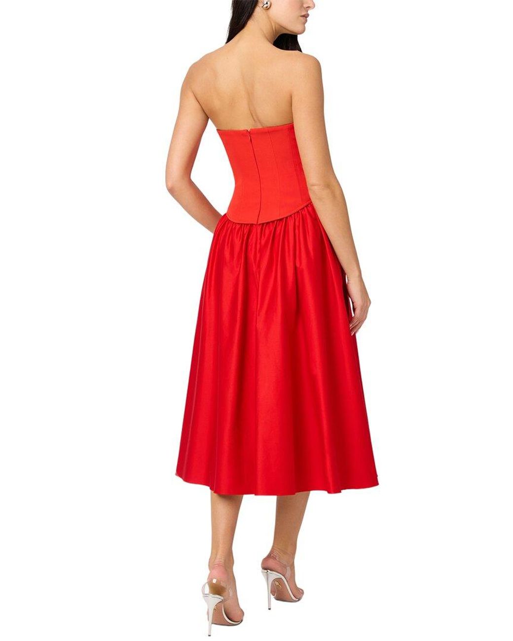 melody corset combo midi dress Toccin Melody Corset Combo Midi Dress