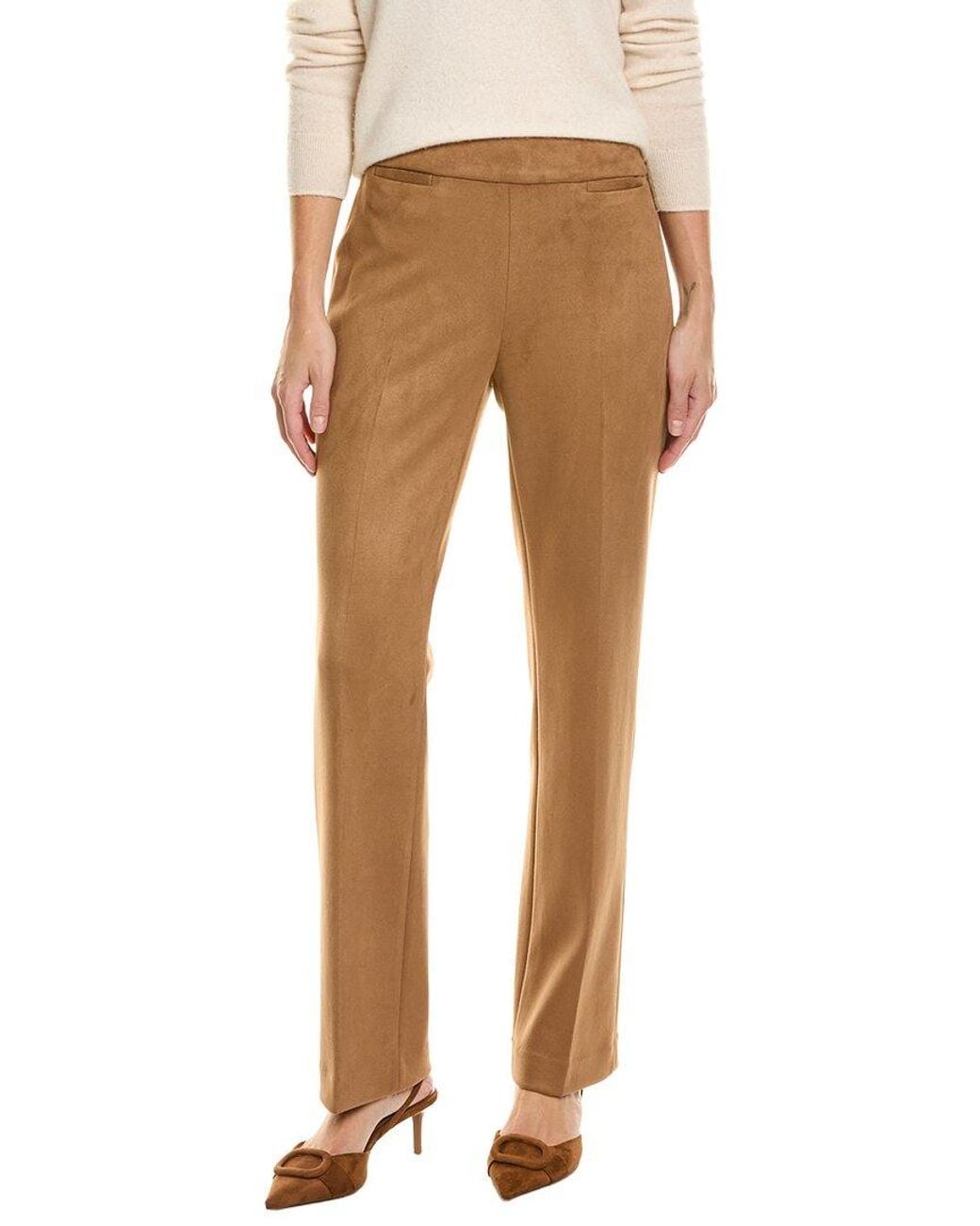 Jones New York Natural Coin Pocket Boot Leg Scuba Pant