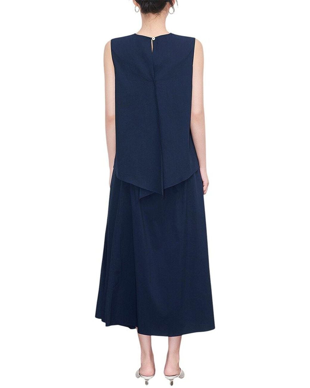 WLZD Blue 2Pc Top & Skirt Set