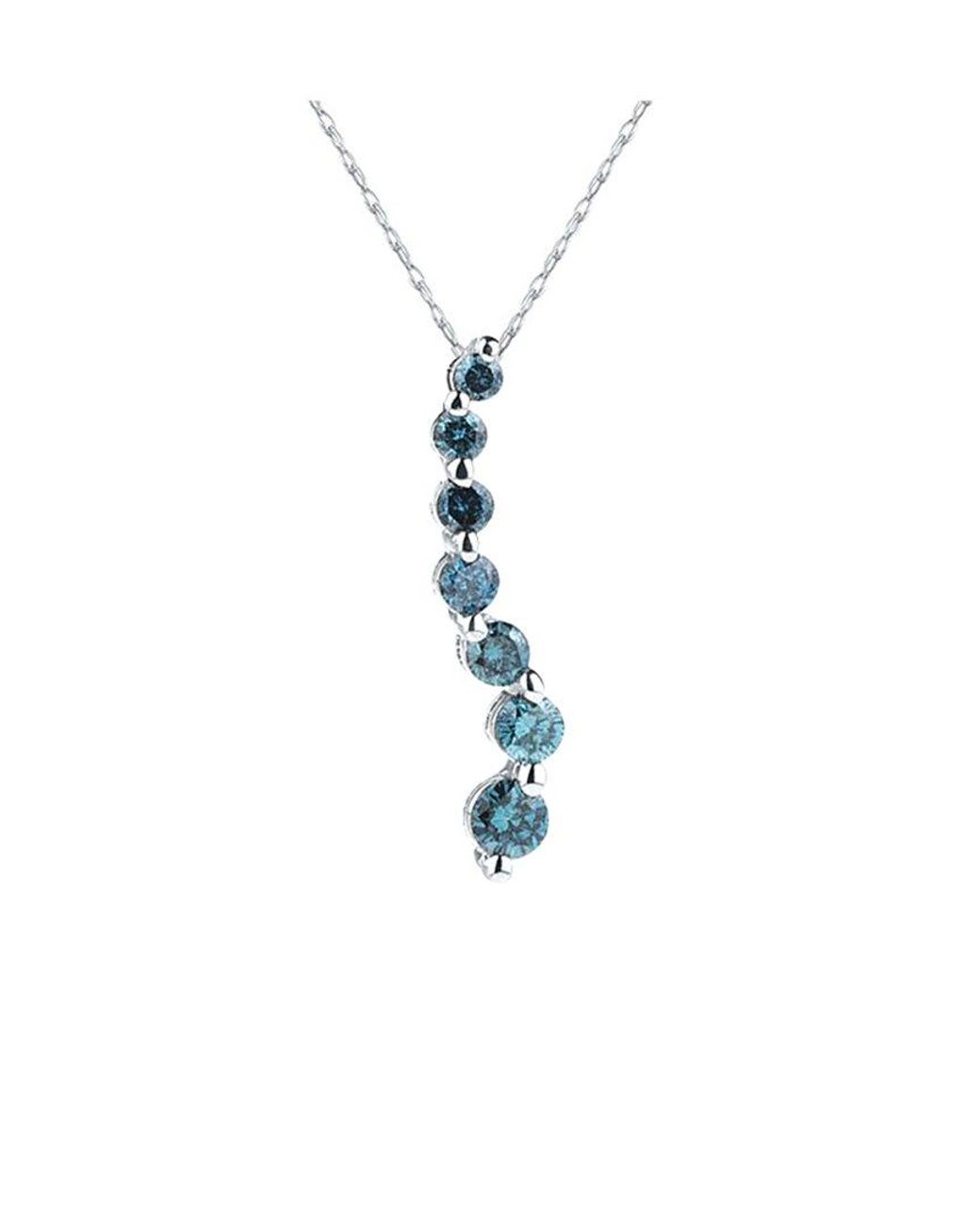 Diamond Select Cuts White 14K 0.96 Ct. Tw. Diamond Necklace