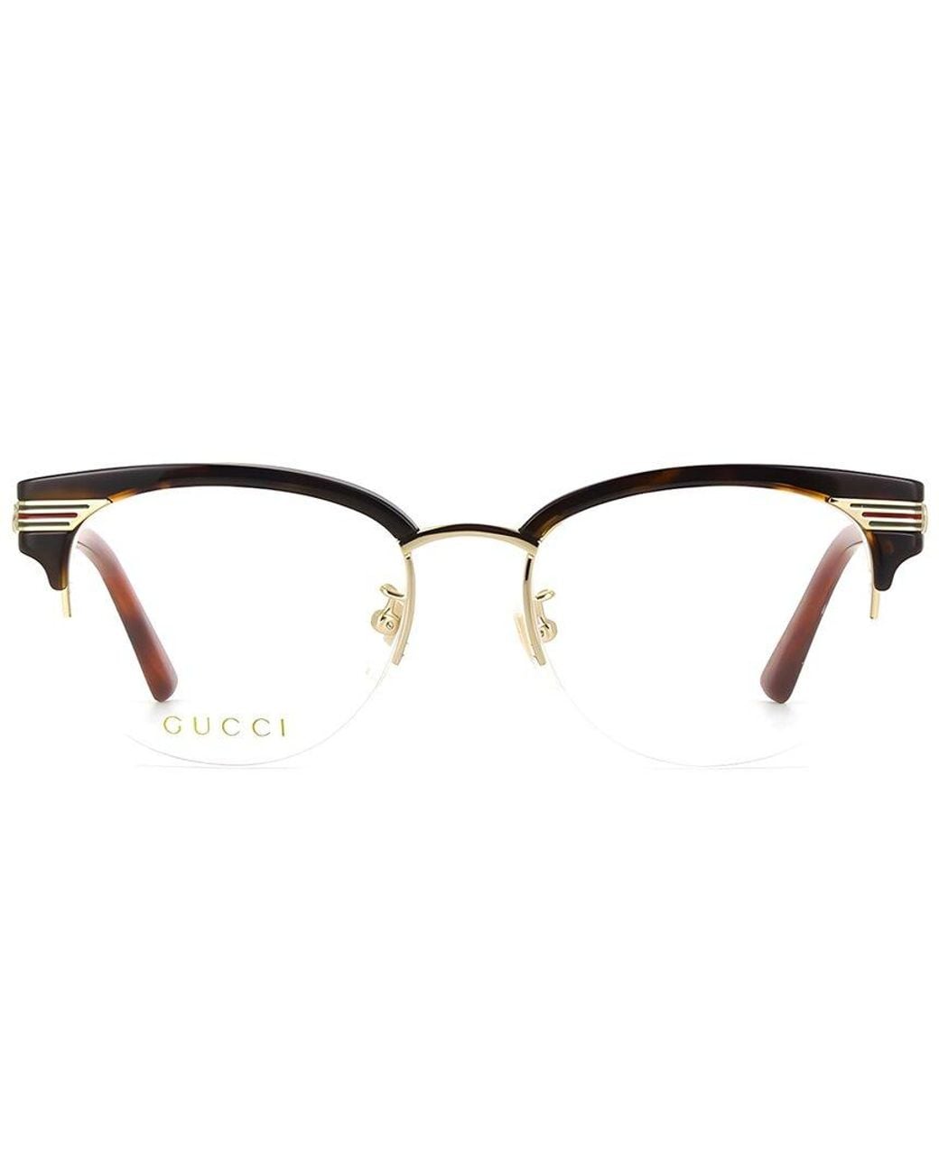 Gucci Metallic Gg0201O 50Mm Optical Frames