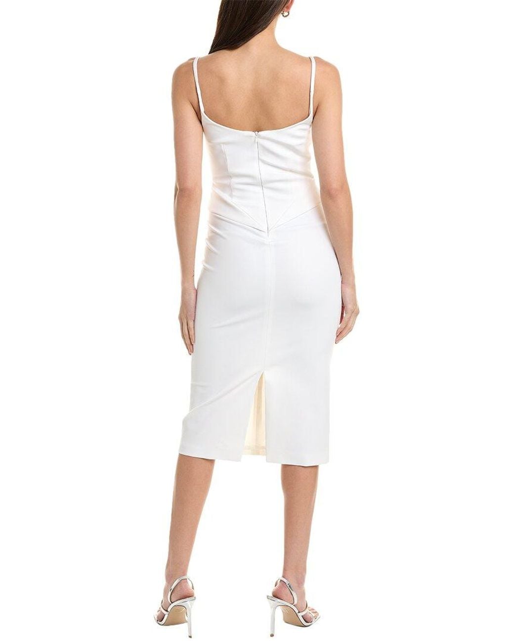 Et Ochs White Gia Midi Dress