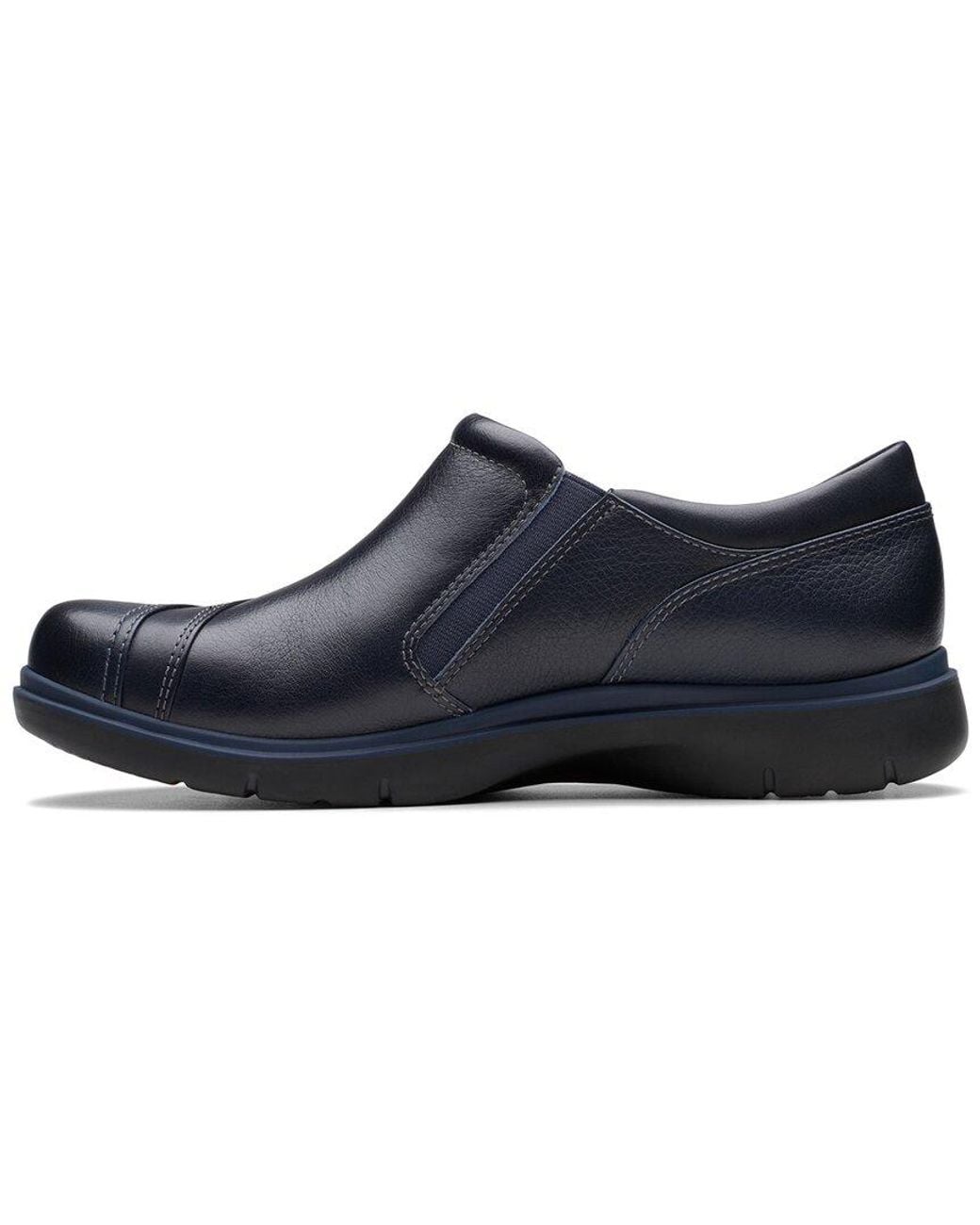 Clarks Blue Certina Pure Leather Loafer